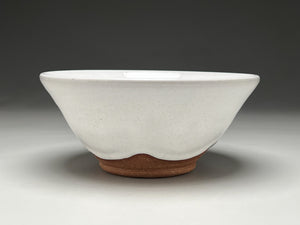 Bowl in Dogwood White #8, 8.25"dia. (Benjamin Owen IV)