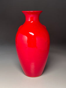 Dogwood Vase in Chinese Red, 13"h (Ben Owen III)