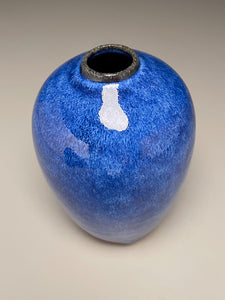 Egg Vase #5 in Opal Blue, 6"h (Ben Owen III)