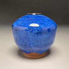 Load image into Gallery viewer, Square-Shouldered Vase in Opal Blue, 4.5&quot;h (Ben Owen III)
