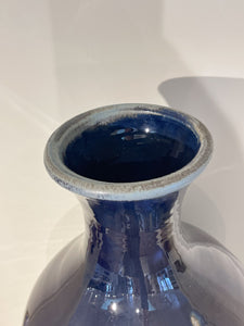 Vase in Dark Blue, 24.5"h. (Elizabeth McAdams)