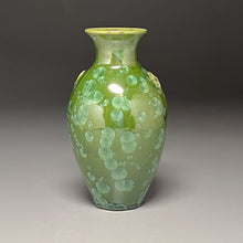 Load image into Gallery viewer, Dogwood Vase in Lily Pad Green, 8.5"h (Ben Owen III)
