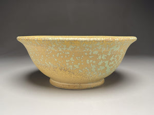 Trumpet Flair Bowl in Stardust Green, 10.5"dia. (Ben Owen III)