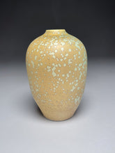 Load image into Gallery viewer, Egg Vase #1 in Stardust Green, 6&quot;h (Ben Owen III)
