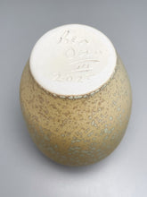 Load image into Gallery viewer, Egg Vase #1 in Stardust Green, 6&quot;h (Ben Owen III)
