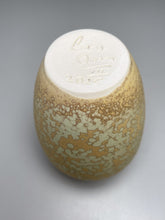 Load image into Gallery viewer, Egg Vase #2 in Stardust Green, 5.75&quot;h (Ben Owen III)
