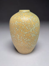 Load image into Gallery viewer, Egg Vase #3 in Stardust Green, 5.5&quot;h (Ben Owen III)
