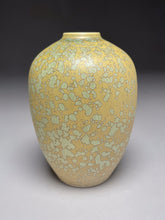 Load image into Gallery viewer, Egg Vase #3 in Stardust Green, 5.5&quot;h (Ben Owen III)
