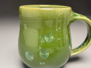 Mug #1 in Lily Pad Green Crystalline, 4"h (Ben Owen III)