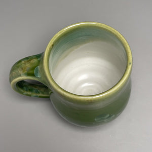 Mug #1 in Lily Pad Green Crystalline, 4"h (Ben Owen III)