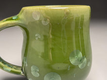 Load image into Gallery viewer, Mug #1 in Lily Pad Green Crystalline, 4&quot;h (Ben Owen III)
