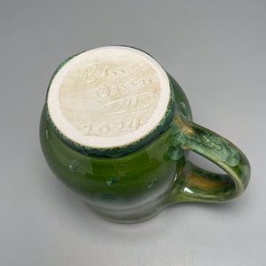 Mug #1 in Lily Pad Green Crystalline, 4"h (Ben Owen III)