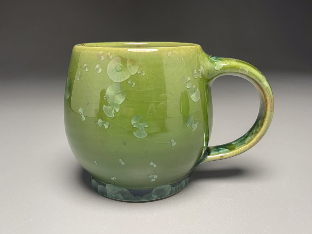 Mug #2 in Lily Pad Green Crystalline , 3.75