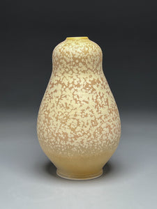 Gourd Vase #2 in Stardust Yellow, 9"h (Ben Owen III)