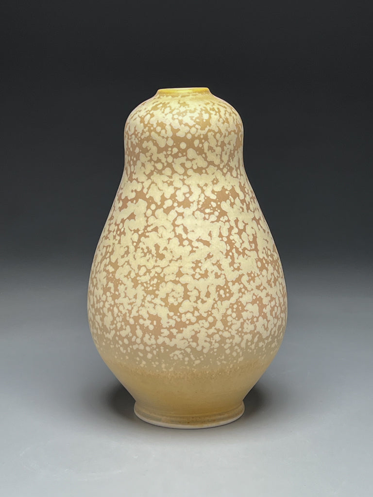 Gourd Vase #2 in Stardust Yellow, 9