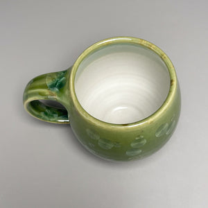 Mug #2 in Lily Pad Green Crystalline , 3.75"h (Ben Owen III)