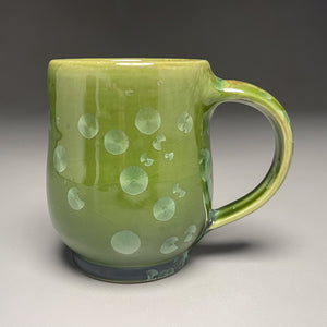 Mug #3 in Lily Pad Green Crystalline, 4.25"h (Ben Owen III)