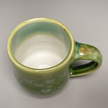 Load image into Gallery viewer, Mug #3 in Lily Pad Green Crystalline, 4.25&quot;h (Ben Owen III)
