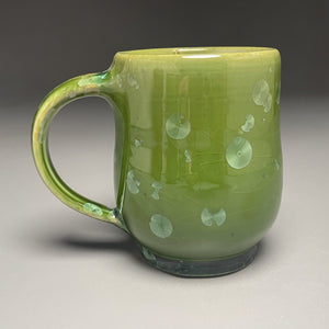 Mug #3 in Lily Pad Green Crystalline, 4.25"h (Ben Owen III)