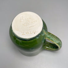 Load image into Gallery viewer, Mug #3 in Lily Pad Green Crystalline, 4.25&quot;h (Ben Owen III)
