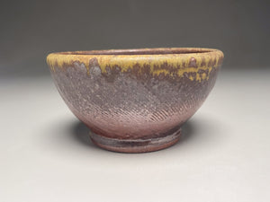 Combed Bowl in Copper Penny and Ash Glazes, 5"dia. (Ben Owen III)