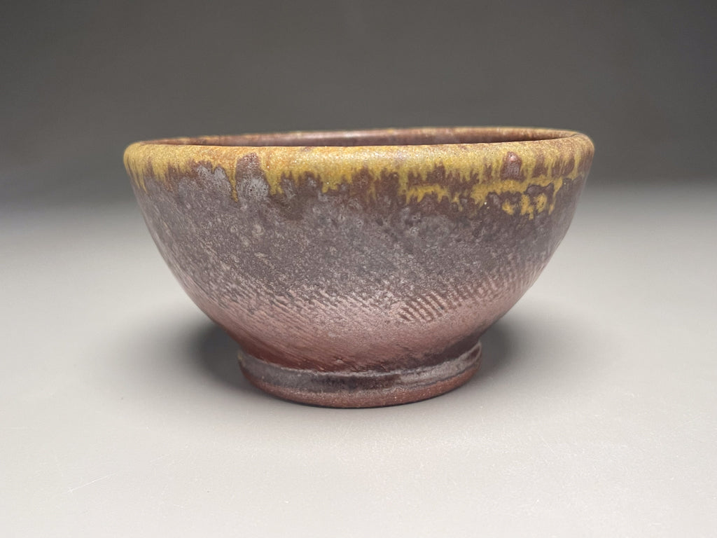 Combed Bowl in Copper Penny and Ash Glazes, 5