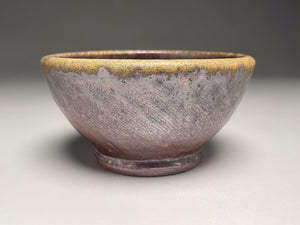 Combed Bowl in Copper Penny and Ash Glazes, 5"dia. (Ben Owen III)