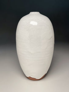 Egg Vase in Dogwood White, 12"h (Ben Owen III)