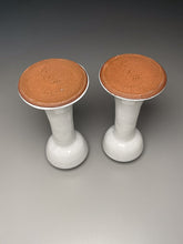 Load image into Gallery viewer, Candlesticks in Dogwood White, 10&quot;h (Ben Owen III)
