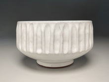 Load image into Gallery viewer, Carved Serving Bowl in Dogwood White, 8.75&quot;dia. (Ben Owen III)
