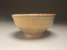 Load image into Gallery viewer, Combed Serving Bowl in Cloud Blue and Ash Glazes, 7.25&quot;dia. (Tableware Collection)
