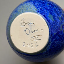 Load image into Gallery viewer, Genie Bottle #1 in Cobalt Crystalline, 8.25"h (Ben Owen III)
