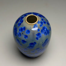 Load image into Gallery viewer, Egg Vase #1 in Cobalt Crystalline, 5.75"h (Ben Owen III)
