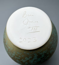 Load image into Gallery viewer, Gourd Vase in Stardust Green, 13.5&quot;h (Ben Owen III)
