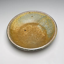 Load image into Gallery viewer, Woodfired Serving Bowl #3 in Blue/brown glaze with natural ash, 9.75&quot;dia. (Elizabeth McAdams)
