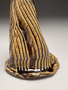 Textured Budvase in Goldenrod, 8"h (Elizabeth McAdams)