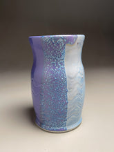 Load image into Gallery viewer, Carved Vase in Red, Blue, Purple 8.25&quot;h (Bryan Pulliam)
