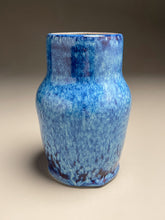 Load image into Gallery viewer, Flower Vase #2 in Blue Ice, 6.75&quot;h. (Bryan Pulliam)
