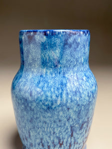 Flower Vase #2 in Blue Ice, 6.75"h. (Bryan Pulliam)