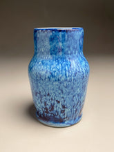 Load image into Gallery viewer, Flower Vase #2 in Blue Ice, 6.75&quot;h. (Bryan Pulliam)
