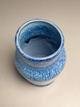 Load image into Gallery viewer, Flower Vase #2 in Blue Ice, 6.75&quot;h. (Bryan Pulliam)
