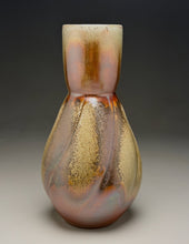 Load image into Gallery viewer, Melon Hourglass Flower Vase in Copper Penny, 13"h (Ben Owen III)
