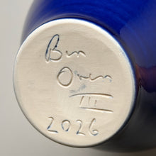 Load image into Gallery viewer, Egg Vase in Cobalt Blue, 8.5"h (Ben Owen III)
