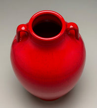 Load image into Gallery viewer, Tang Vase #1 in Chinese Red, 8.5"h (Ben Owen III)
