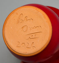 Load image into Gallery viewer, Bell Vase in Chinese Red, 5"h (Ben Owen III)

