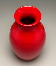 Load image into Gallery viewer, Dogwood Vase in Chinese Red, 8.75"h (Ben Owen III)
