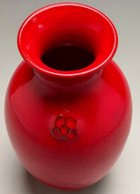Load image into Gallery viewer, Dogwood Vase in Chinese Red, 8.75"h (Ben Owen III)
