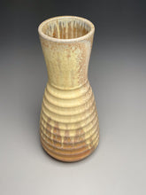 Load image into Gallery viewer, Carved Flower Vase in Pumpkin Glaze, 12.5&quot;h (Ben Owen III)
