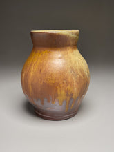 Load image into Gallery viewer, Flower Vase in Pumpkin glaze, 8.25&quot;h. (Elizabeth McAdams)

