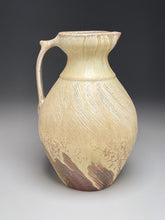 Load image into Gallery viewer, Combed Pitcher in Yellow Matte, Ash, &amp; Cobalt Glazes, 11.25"h (Ben Owen III)
